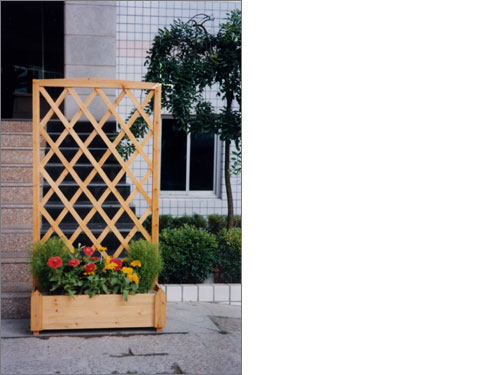 WƬL FLOWER POT WITH GRILLEԔB